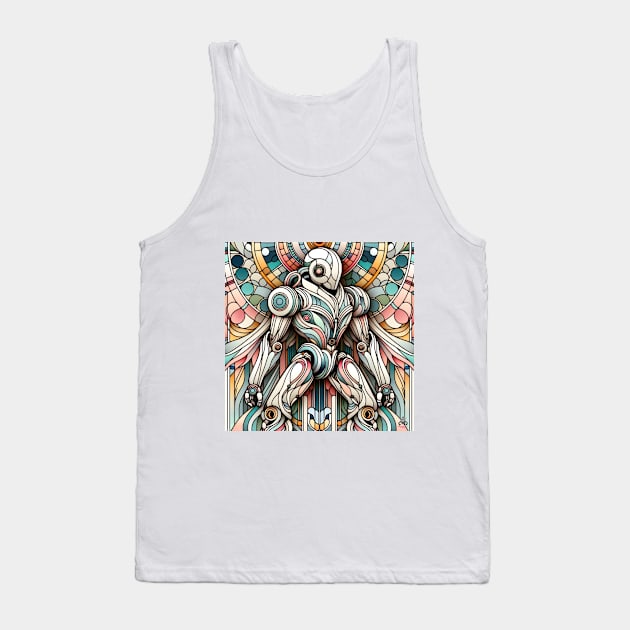 Classical Sculpture Bot Tee 1 Tank Top by Robot Tees